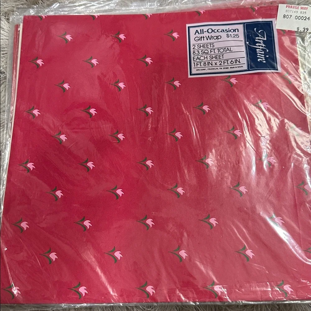 Lot Of 11 Packages Of Various Gift Wrap Wrapping Paper Sheets Vtg Retro 80’s 90s